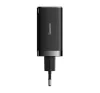 Baseus GaN5 Pro hálózati töltő 2xType-C + USB, 65W, fekete