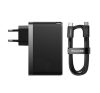 Baseus GaN5 Pro hálózati töltő 2xUSB-C + USB-A, 140W, fekete