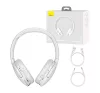 Baseus Encok D02 Pro wireless bluetooth fejhallgató, fehér