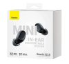 Baseus Bowie EZ10 True Wireless bluetooth headset, fekete