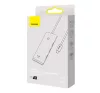 Baseus Lite Hub 4in1 USB-C, 4x USB-A 3.0+USB-C, 25cm , fekete