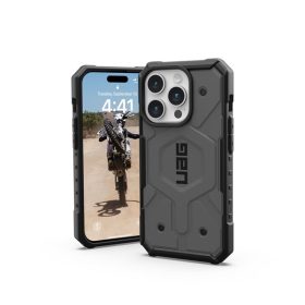  UAG Pathfinder MagSafe Apple iPhone 15 Pro hátlap tok, silver