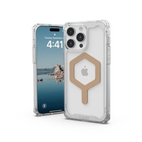   UAG Plyo MagSafe Apple iPhone 15 Pro Max hátlap tok, jég/arany