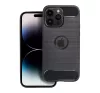 Forcell Carbon hátlap tok, Apple iPhone 15 , fekete