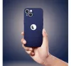 Forcell Soft Apple iPhone 15 Plus szilikon tok, sötétkék