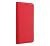Magnet Apple iPhone 15 mágneses flip tok, piros