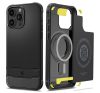 Spigen Rugged Armor MagFit Apple iPhone 15 Pro Max tok, MagSafe, Matte Black, fekete