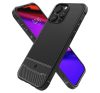 Spigen Rugged Armor MagFit Apple iPhone 15 Pro Max tok, MagSafe, Matte Black, fekete