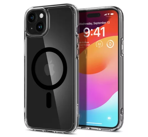 Spigen Ultra Hybrid MagFit Apple iPhone 15 / 14 / 13 tok, MagSafe, fekete