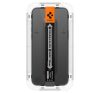 Spigen Glas.tR EZ Fit Apple iPhone 15 Pro Max Tempered kijelzővédő fólia felhelyező kerettel (2db)