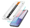 Spigen Glas.tR EZ Fit Apple iPhone 15 Plus / iPhone 16 Plus Tempered kijelzővédő fólia felhelyező kerettel (2db)