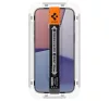 Spigen Glas.tR EZ Fit Apple iPhone 15 Plus / iPhone 16 Plus Tempered kijelzővédő fólia felhelyező kerettel (2db)