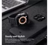 Pitaka Air Apple Watch UItra 2/1 (49mm) tok, fekete