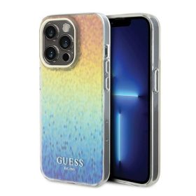   Guess IML Faceted Mirror Disco Iridescent Apple iPhone 15 Pro hátlap tok, színes