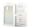 Guess IML Faceted Mirror Disco Iridescent Apple iPhone 15 hátlap tok, színes