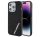 Karl Lagerfeld 3D Rubber Multi Logo Apple iPhone 15 Pro hátlap tok, fekete