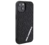 Karl Lagerfeld 3D Rubber Multi Logo Apple iPhone 15 hátlap tok, fekete