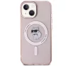 Karl Lagerfeld IML Choupette MagSafe Apple iPhone 15 hátlap tok, rózsaszín