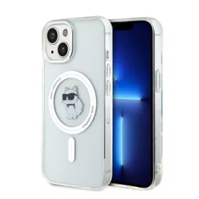   Karl Lagerfeld IML Choupette MagSafe Apple iPhone 15 hátlap tok, átlátszó
