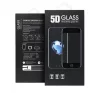 Apple iPhone 15 Plus / iPhone 16 Plus 5D Full Glue hajlított tempered glass kijelzővédő üvegfólia, fekete