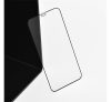Apple iPhone 15 Plus, 5D Full Glue hajlított tempered glass kijelzővédő üvegfólia, fekete