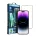 Apple iPhone 15 Plus / iPhone 16 Plus 5D Full Glue hajlított tempered glass kijelzővédő üvegfólia felhelyezőkerettel, fekete