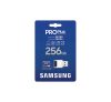 SAMSUNG Memóriakártya, PRO Plus + Reader microSDXC 256GB, CLASS 10, UHS-I, U3, V30, A2, R180/W130