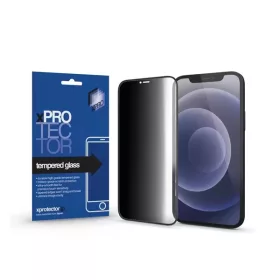   Apple iPhone 15 Pro Xprotector Tempered Glass 0.33 Full 3D Privacy kijelzővédő üvegfólia