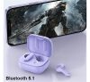 Awei T36 bluetooth 5.1 TWS gamer fülhallgató, lila