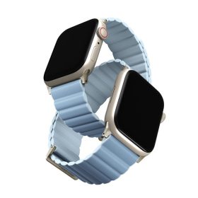   Uniq Revix Premium mágneses szilikon szíj Apple Watch 38/40/41mm, arctic kék
