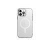 Uniq Lifepro Xtreme Apple iPhone 15 Pro Magsafe Szilikon tok, csillámos átlátszó