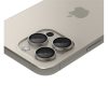 Spigen Glas.tR EZ Fit Optik Pro Apple iPhone 15 Pro/ iPhone 15 Pro Max, Tempered kameravédő fólia, natúr titánium (2db)