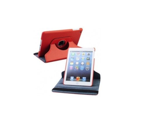 Apple iPad Mini / iPad Mini Retina / iPad Mini 3, mappa tok, elforgatható (360°) piros