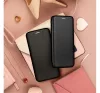 Forcell Elegance oldalra nyíló hátlap tok Samsung S24, ULTRA fekete