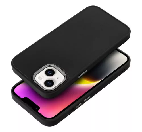 Frame Samsung Galaxy S24 Ultra közepesen ütésálló tok kameravédő kerettel, fekete
