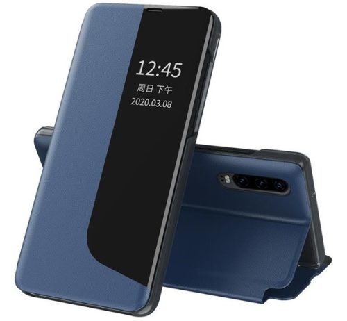 Huawei P20, oldalra nyíló tok, kék