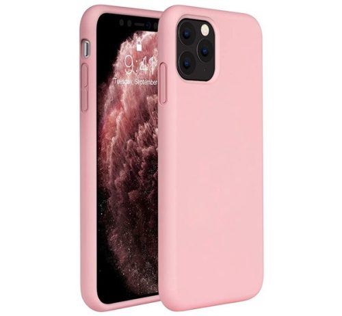 Huawei Mate 30 Lite, szilikon tok, rózsaszín
