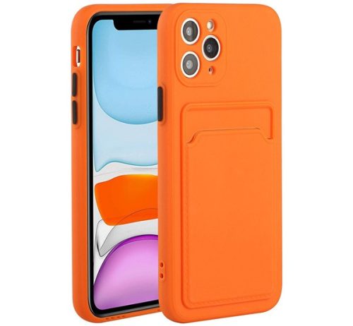 Samsung Galaxy A51 SM-A515F, szilikon tok, narancssárga
