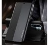 Huawei P40, oldalra nyíló tok, fekete