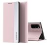 Huawei Y6p, oldalra nyíló tok, rózsaszín