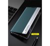 Samsung Galaxy A21s SM-A217F, oldalra nyíló tok, sötétzöld