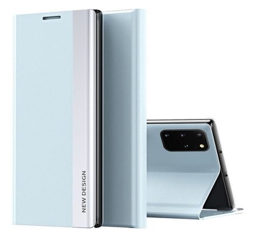 Samsung Galaxy A70 / A70s SM-A705F / A707F, oldalra nyíló tok, világoskék