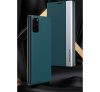Huawei Mate 20 Lite, oldalra nyíló tok, sötétzöld