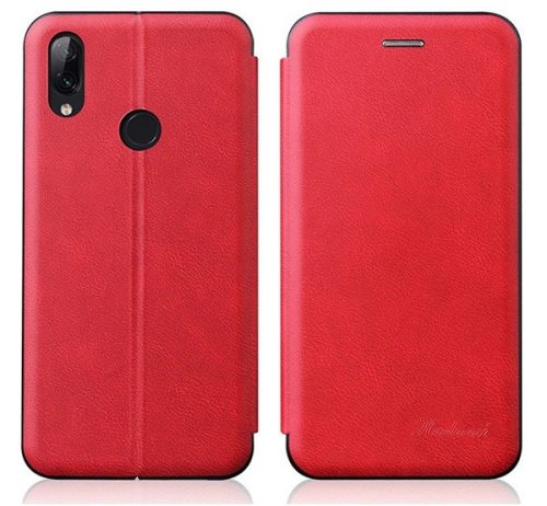 Huawei P40 Lite E, oldalra nyíló tok, piros