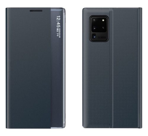 Huawei P Smart (2020), oldalra nyíló tok, sötétkék