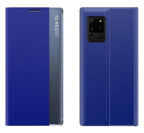 Huawei P40 Lite, oldalra nyíló tok, kék