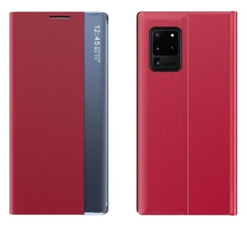 Samsung Galaxy A10s SM-A107F, oldalra nyíló tok, piros