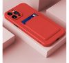 Xiaomi Redmi Note 9 5G, szilikon tok, piros