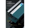 Apple iPhone 12 / 12 Pro, oldalra nyíló tok, piros