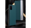 Huawei P30 Lite, oldalra nyíló tok, sötétzöld